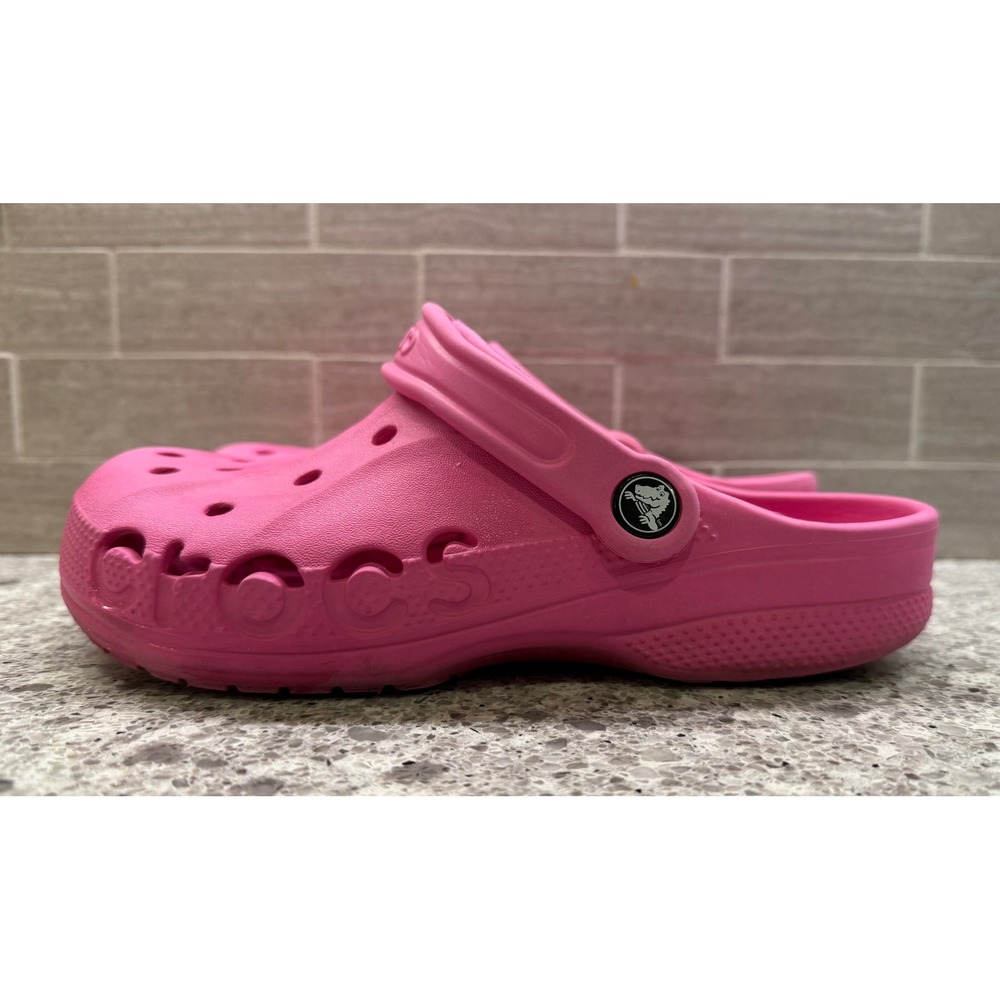 Crocs Adult Baya Clog Pink Slip-On Water Friendly Comfort Outdoor Shoes W7/M5